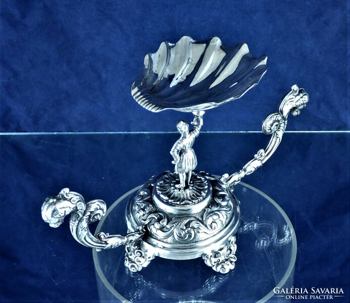 Special, antique silver spice holder, Spain, ca. 1830!!!