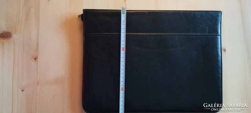 Artificial leather, black conference folder a/4