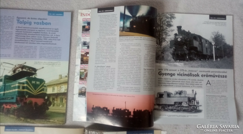 Indóház extra (railway magazine) 2009. Spring/summer. 2010. Winter. Editions for sale