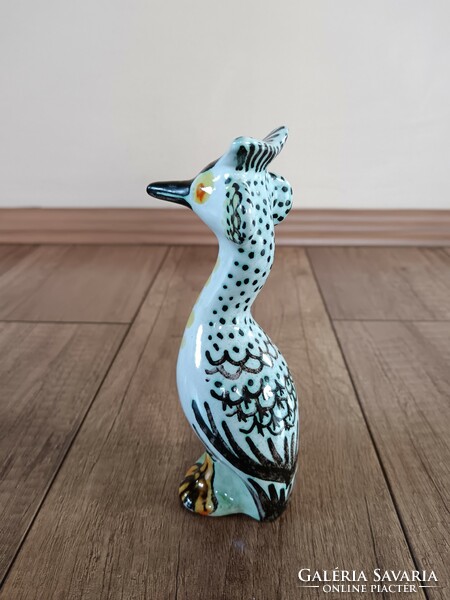 Viktor Janáky ceramic figure of a grouse