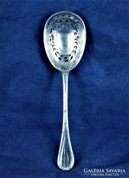 Charming, antique silver powdered sugar spoon, Paris, ca. 1860!!!