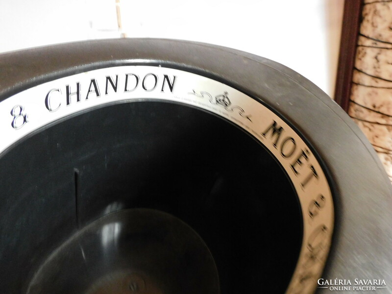 Vintage moët & chandon cylinder-shaped champagne bucket