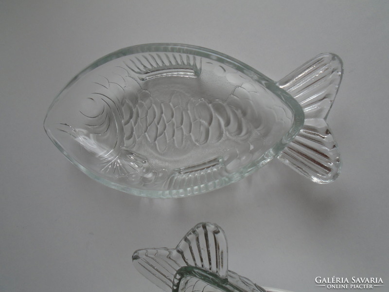 6 Pcs. New glass fish bowl.