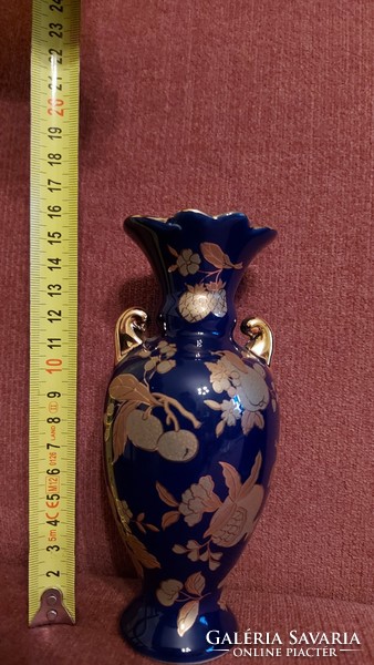 Painted porcelain vase with fruit Chinese vase jug