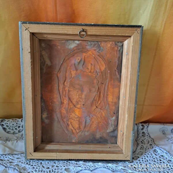 Madonna copper image