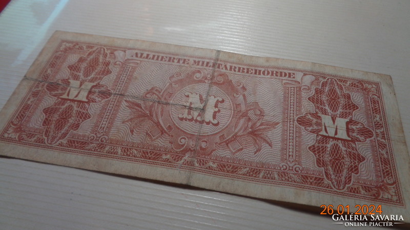 100 Marks 1944. II. Federal military currency at the end of Vh. German transitional money