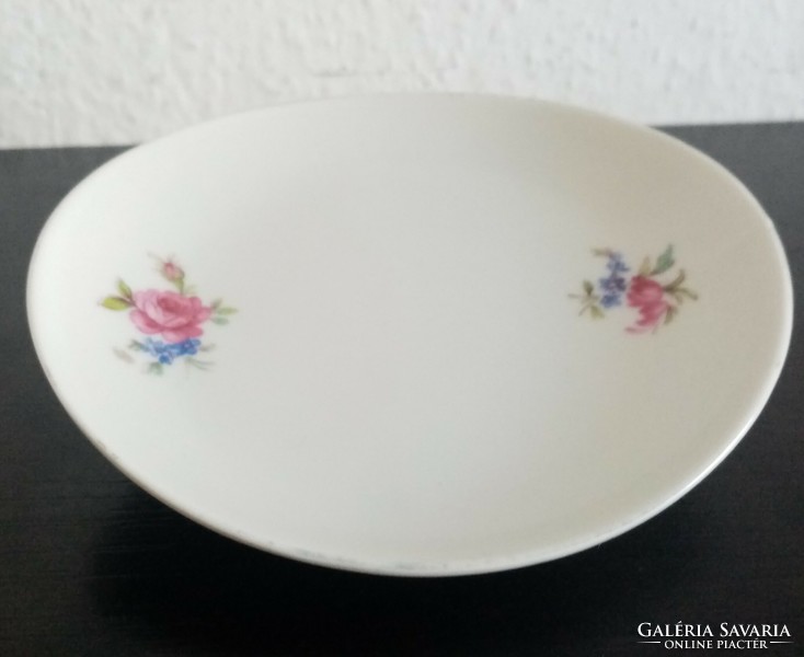 Retro. Hollóháza flower pattern porcelain decorative bowl for sale