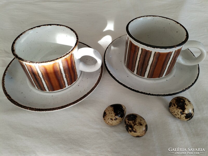 Stonehenge/ English ceramics, tea and coffee set - for 2 people