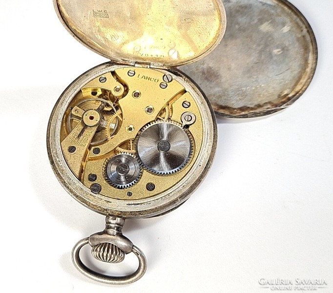 I'm selling everything today!!! :) Antique lanco silver men's pocket watch