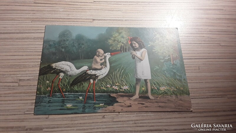 Antique greeting postcard.