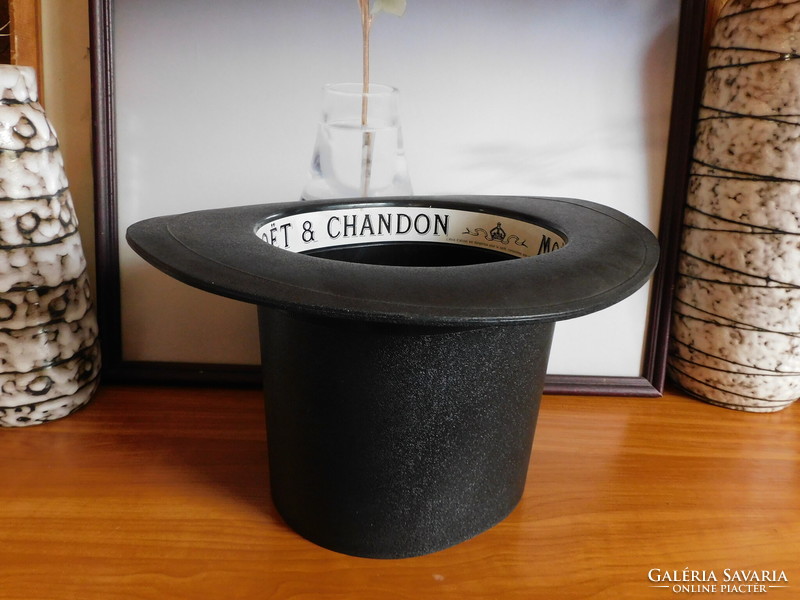 Vintage moët & chandon cylinder-shaped champagne bucket