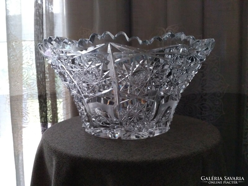 Beautiful polished crystal centerpiece