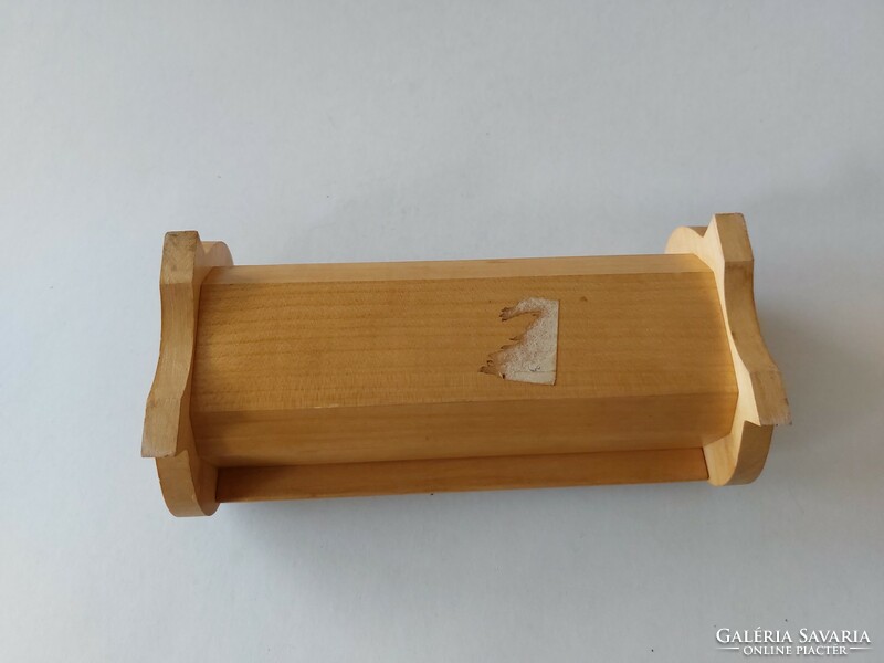 Carved wooden box doe vizsla dog pattern wooden gift box box