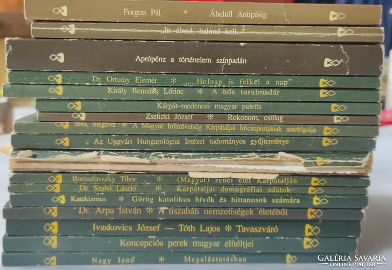 Subcarpathian Hungarian book series book package with 17 books