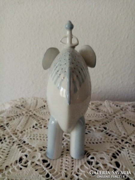 Rare aquincum art deco autumn tailor Antonia porcelain elephant