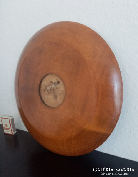 Old (handmade) wooden decorative bowl for sale