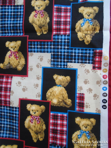 New teddy bear material 110 x 120 cm.