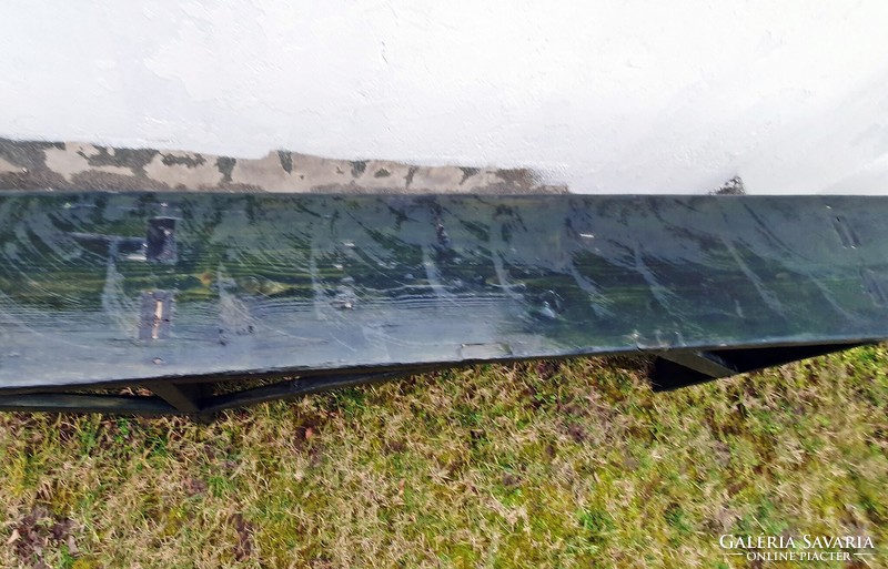Special, huge large size, very nice condition, antique bench, horse. 310 cm long.