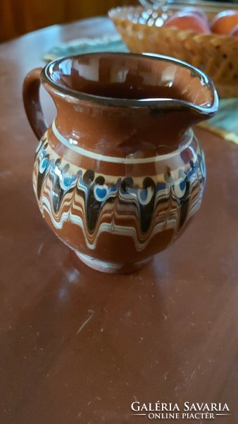 Art ceramic milk pouring sugar holder glazed