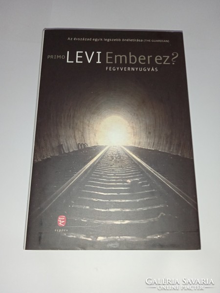 Primo Levi: Ember ez? - Fegyvernyugvás -  Új, olvasatlan és hibátlan példány!!!