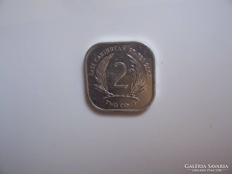 Eastern Caribbean States 2 cents 2000