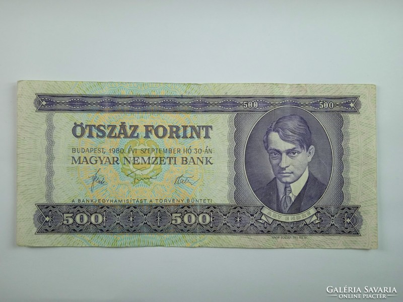 500 forint 1980 II.