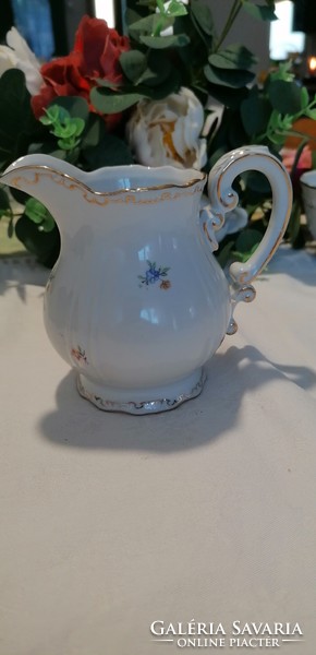 Zsolnay small-flowered milk jug