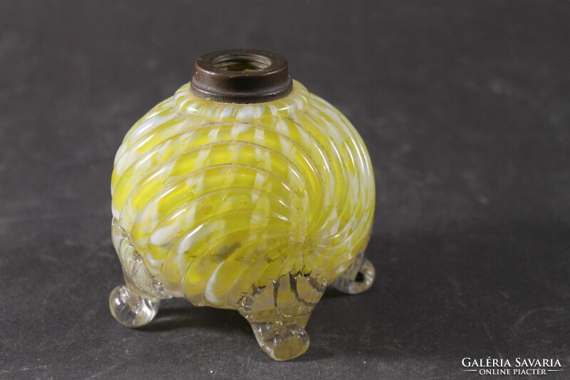 Antique colored glass kerosene lamp body 814