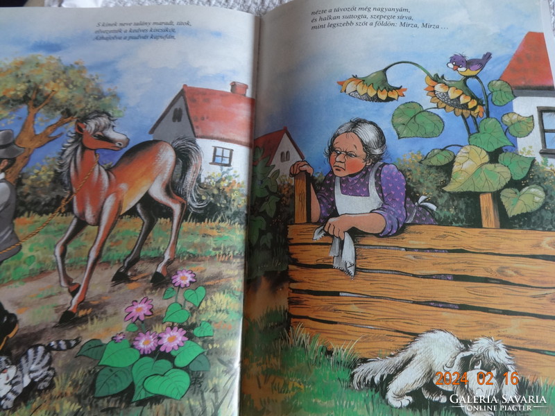 István Simon: mirza - a fairy tale in verse about a little foal with drawings by Zsuzsa Füzesi