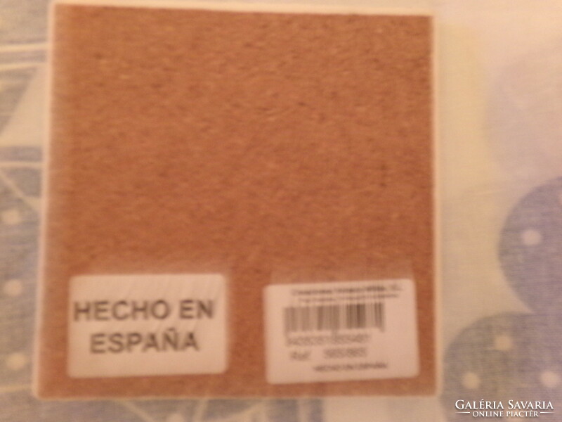 Pohár alátét porcelán spanyol madrid 10x10x0,5cm