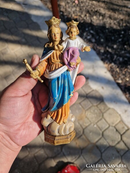 Statuette of Mary Help of Christians (unbreakable), height 15 cm