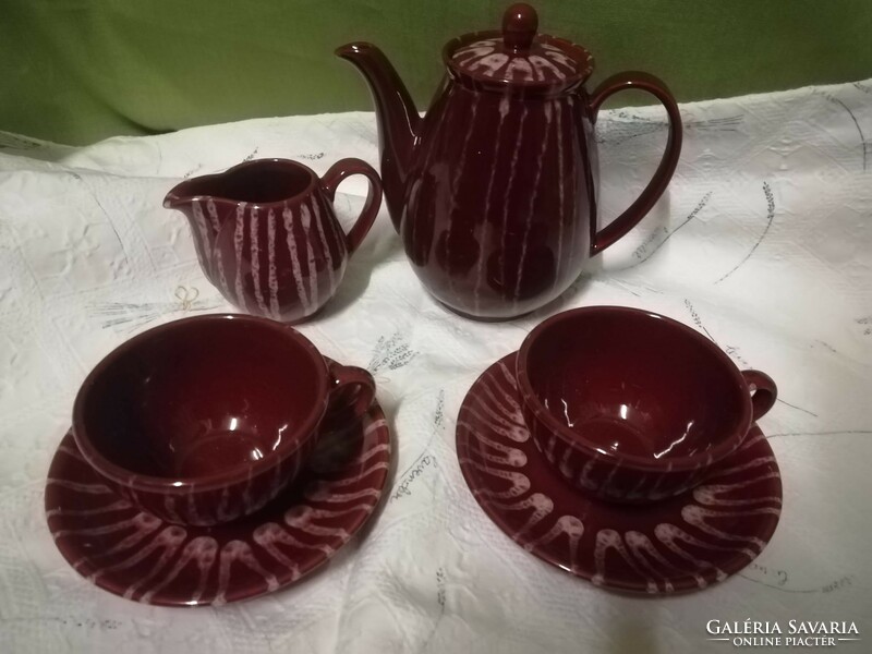 Ceramic tea set for 2 people
