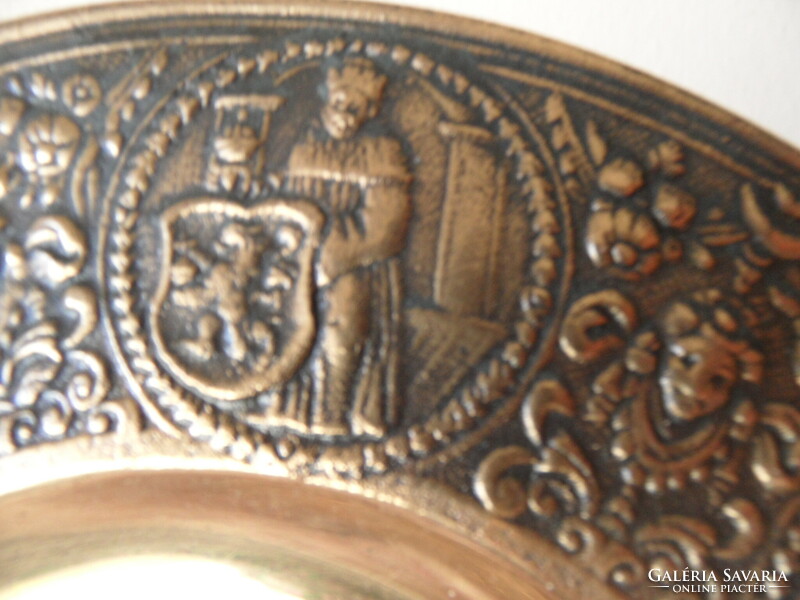 Christ risen, copper ornament, wall plate, museum copy copie
