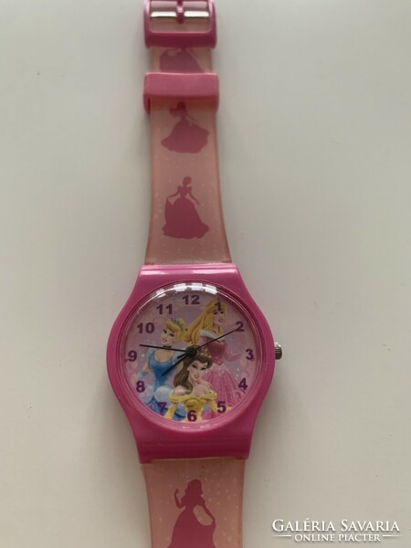 Original disney princess princesses princess cinderella sleeping beauty stainless children's watch wristwatch