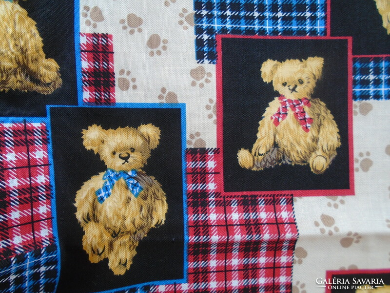 New teddy bear material 110 x 120 cm.