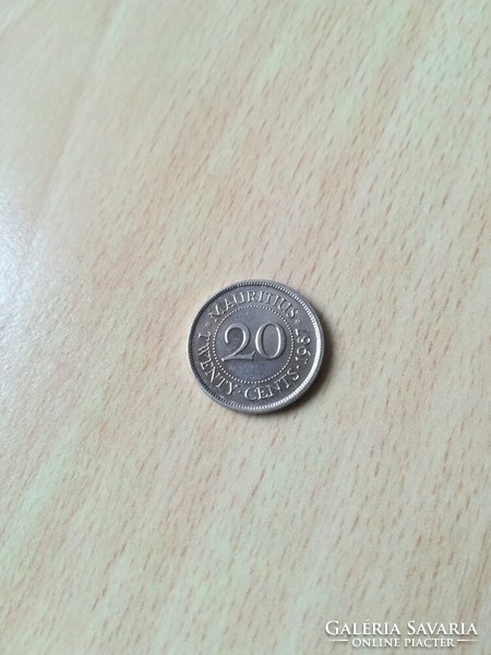 Mauritius 20 Cents 1987