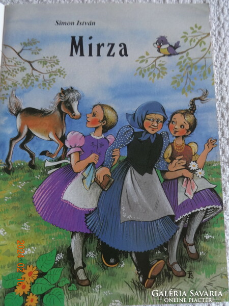 István Simon: mirza - a fairy tale in verse about a little foal with drawings by Zsuzsa Füzesi