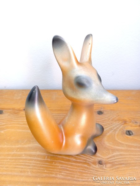 Retro Hungarian ceramics. Industrial fox