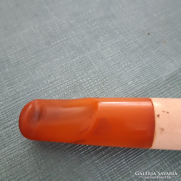 Tajték cigar pipe with an amber stem, old