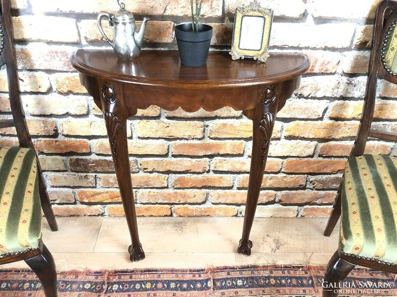 Restored Chippendale console table.