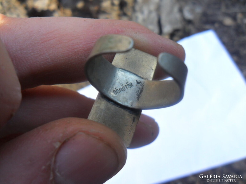 Dömötör László copper bronze ring
