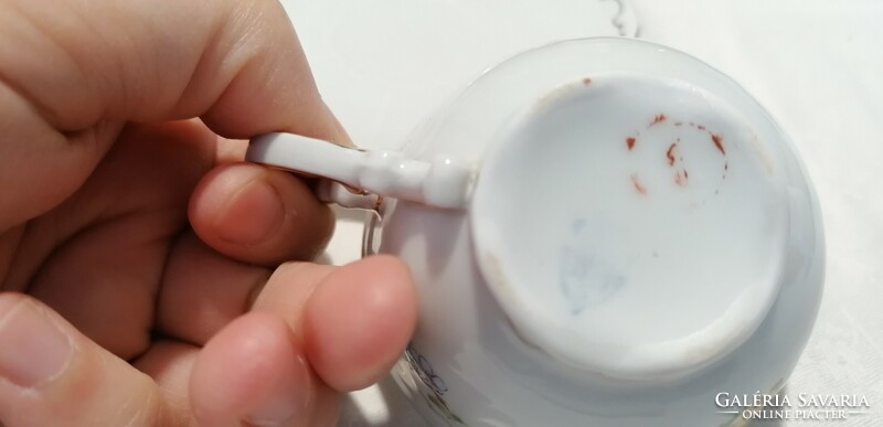 Zsolnay kisvirágos kávés csésze