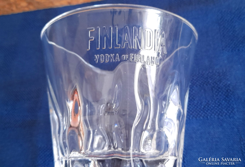 Finlandia rock tumbler vodka glass 2 pcs