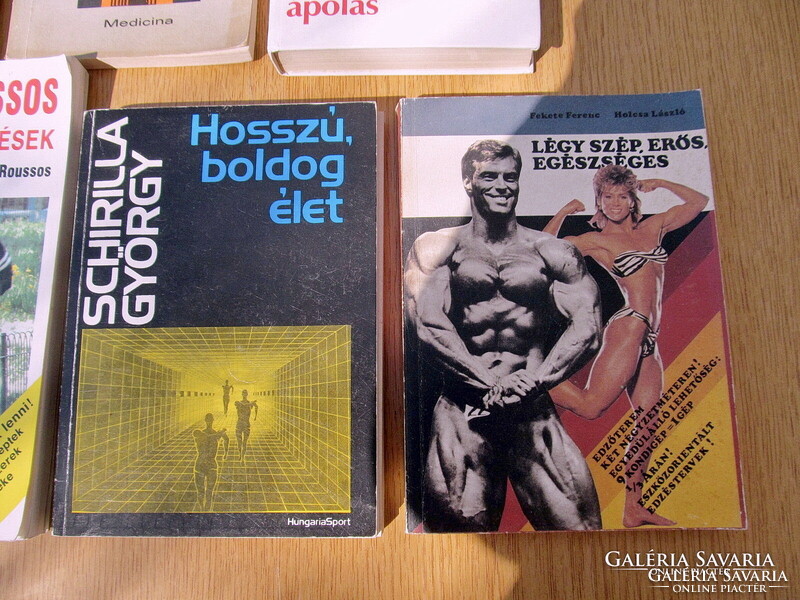 Lifestyle books - bodybuilding, weight loss, beauty care, vitality, body control, György Schirilla