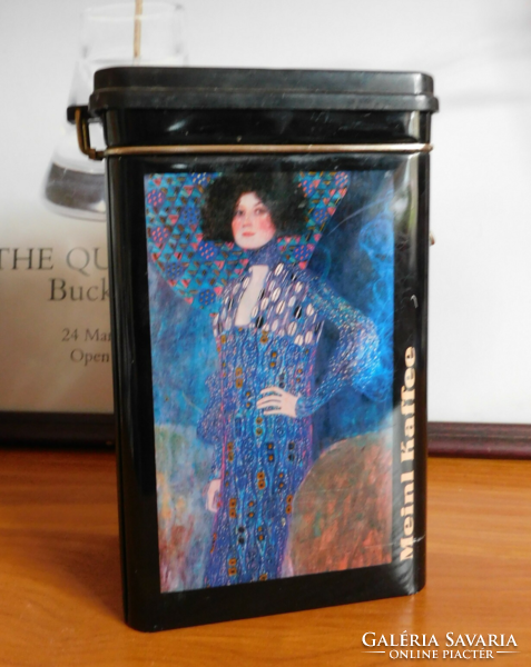 Julius Meinl Klimt Kaffee - jubileumi fémdoboz - 90-es évek