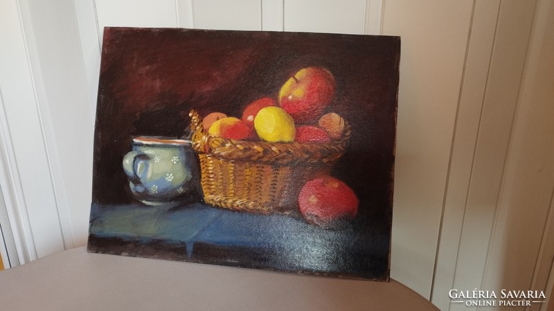 Fruit still life oil painting