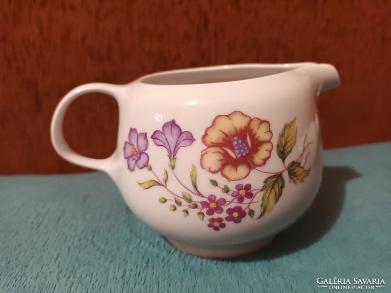 Alföldi porcelán - gyönyörű virágmintás szószos kiöntő