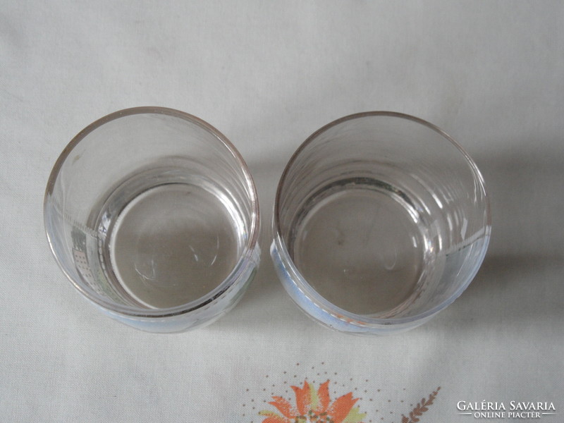 Schwertberg glass commemorative glass (2 pcs.)