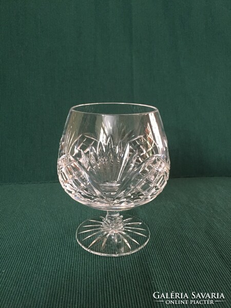 Crystal cognac glass with sole