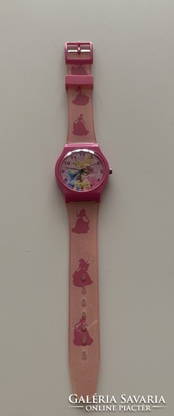 Original disney princess princesses princess cinderella sleeping beauty stainless children's watch wristwatch